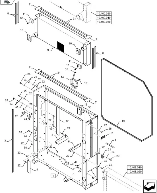87357550 - радиатор