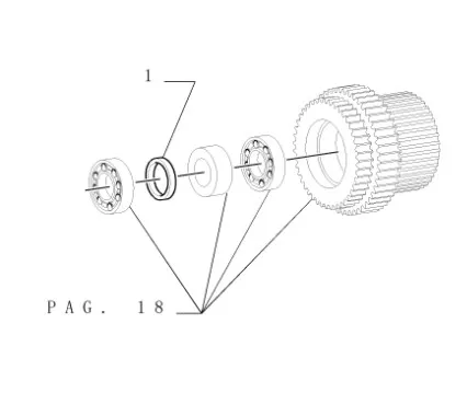 5167118 - Шайба 10,25мм толщ. вала муфт скор. КПП TMT7/MXMPm, T6090